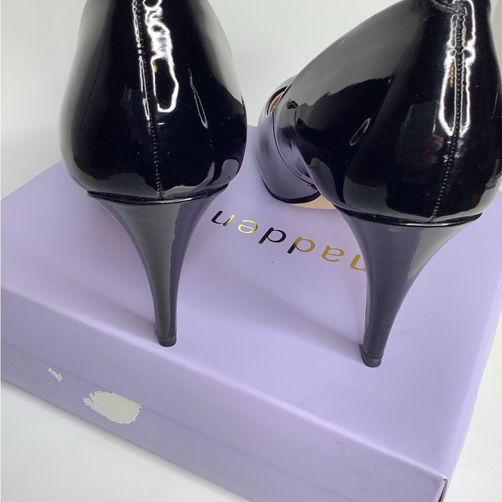Madden Girl “Jelsey” Black Patent Heels/Pumps Woman’s Size 9.5 - Picture 3 of 6